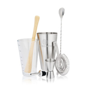 True® 7-Piece Barware Set
